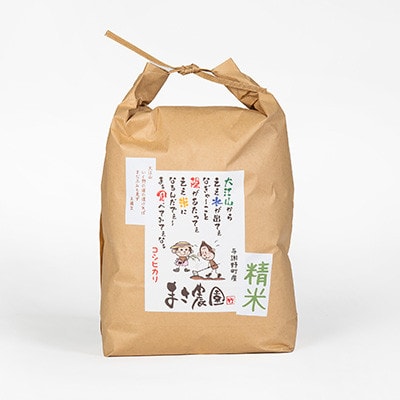 【毎月定期便】大江山蛇紋岩成分の影響を受けたミネラル豊富な棚田で育ったコシヒカリ精米5kg全3回