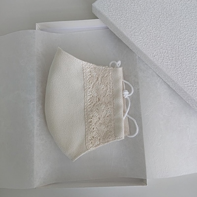 シルクマスク　丹後シルク(新柄シルクレース)