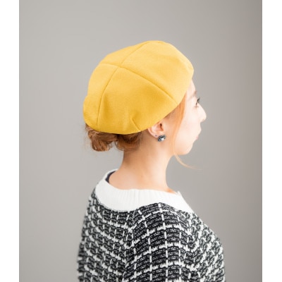 アピアランスケアベレー帽(丹後ちりめん)【たんぽぽ】
