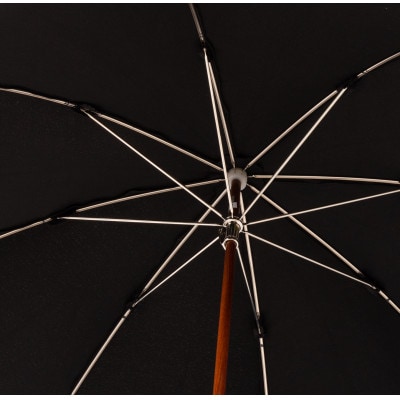 シルク日傘　シルクレース付(丹後シルク)黒