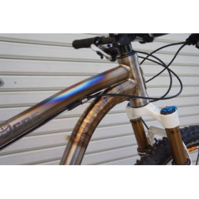 【高島屋選定品】 チタンフレームオーダーメイド自転車　マウンテンタイプ　【WELD ONE】