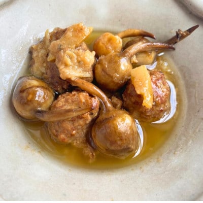 tangobar　くわいと猪肉のレモンアヒージョ-旅するごちそう缶- 　87g×3缶　ジビエを気軽に