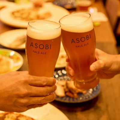 【京都ハンナリーズ コラボラベル】 ASOBI　350ml×24本　与謝野ホップ使用クラフトビール