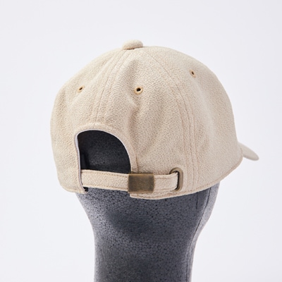 京都の伝統織物を使った丹後ちりめんキャップ ベージュ