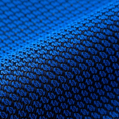 【手織りネクタイ】丹後ブルー ガルザタイ kuskafabric 丹後の絹織物【高島屋選定品】