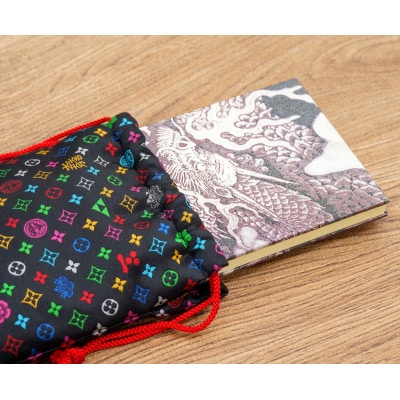 御朱印帳袋(御城印帳袋)　モノグラム柄(ピンクバージョン)