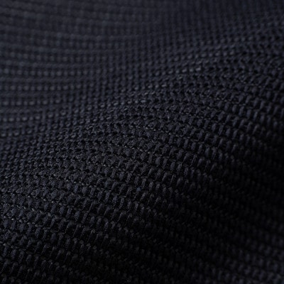 【手織りネクタイ】ブラック フレスコタイ kuskafabric 京都・丹後のシルク織物