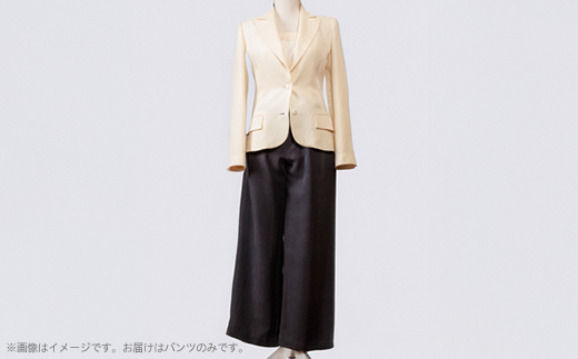 シルクパンツ　炭黒　丹後シルク　肌にやさしいシルク100%　京都府与謝野町より　【高島屋選定品】