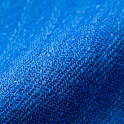 【手織りマフラー】丹後ブルー 手紡ぎシルク真綿 kuskafabric 丹後の絹織物【高島屋選定品】