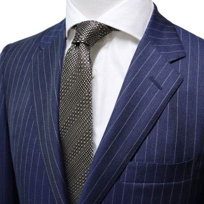 【手織りネクタイ】ゴールド 丹後ジャカードタイ kuskafabric 京都・丹後のシルク織物