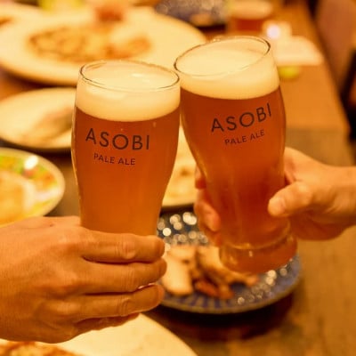 【毎月定期便】【京都ハンナリーズ コラボラベル】ASOBI　350ml×12本クラフトビール全6回