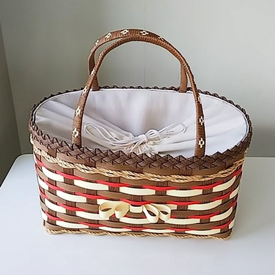 【丹後シルク】　ベビーセットアップ・ おくるみ　セット　かご付き