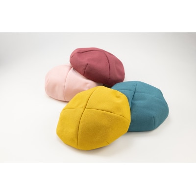 アピアランスケアベレー帽(丹後ちりめん)【こけもも】