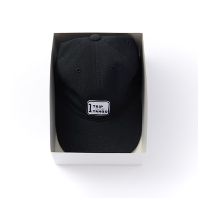 京都の伝統織物を使った丹後ちりめんキャップ ブラック