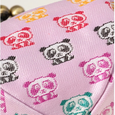 2.5寸ボストンがま口　パンダ柄