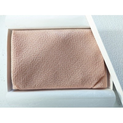 正絹ちりめん台付ふくさ(ピンク)　シルク100%　冠婚葬祭に便利な日本製袱紗　結婚式、法事・葬式に