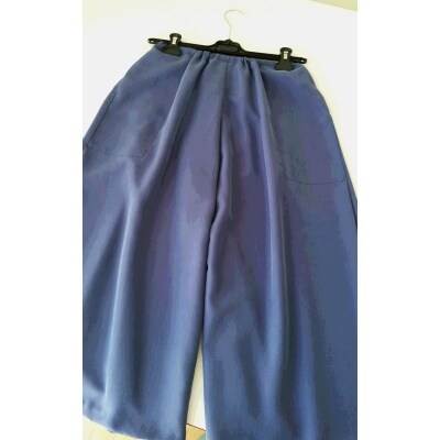 【丹後シルク】生地(生地巾　110　2.5m) 紺パープル