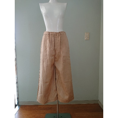 丹後シルク　原木染ガウチョパンツ