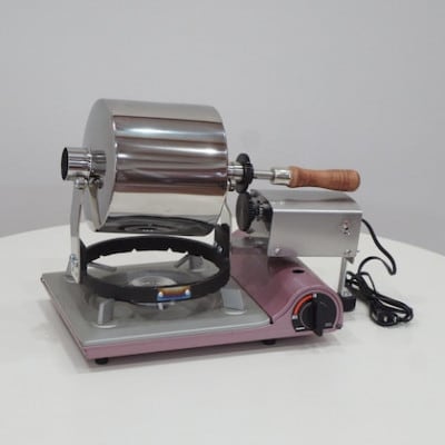 電動miniコーヒーロースター　ステンレスドラム　HMR300-T