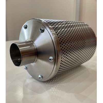 miniコーヒーロースター300g用 チタンパンチングドラム