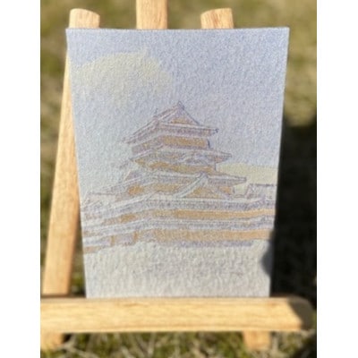 御城印帳(松本城)【金糸使用】