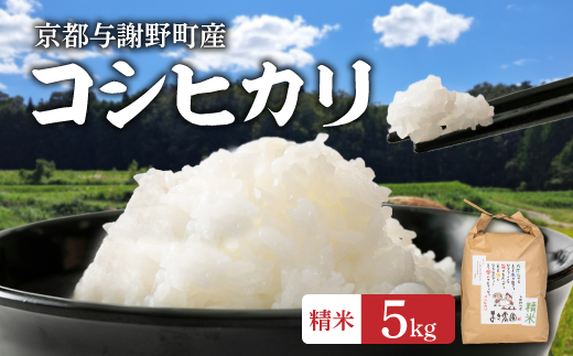 数量限定　令和7年新米　大江山蛇紋岩成分の影響を受けたミネラル豊富な棚田で育ったコシヒカリ精米5kg