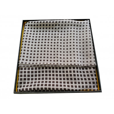 正絹ちりめん友禅風呂敷 マチルダ 黒