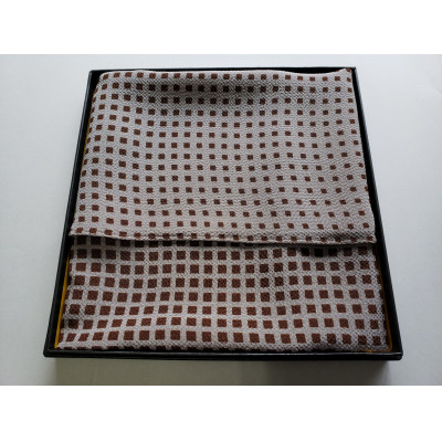 正絹ちりめん友禅風呂敷 マチルダ 茶