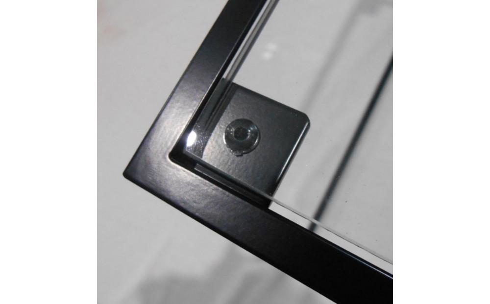 ガラステーブル ブラック HBG-041 お部屋に圧迫感のないシンプルデザイン