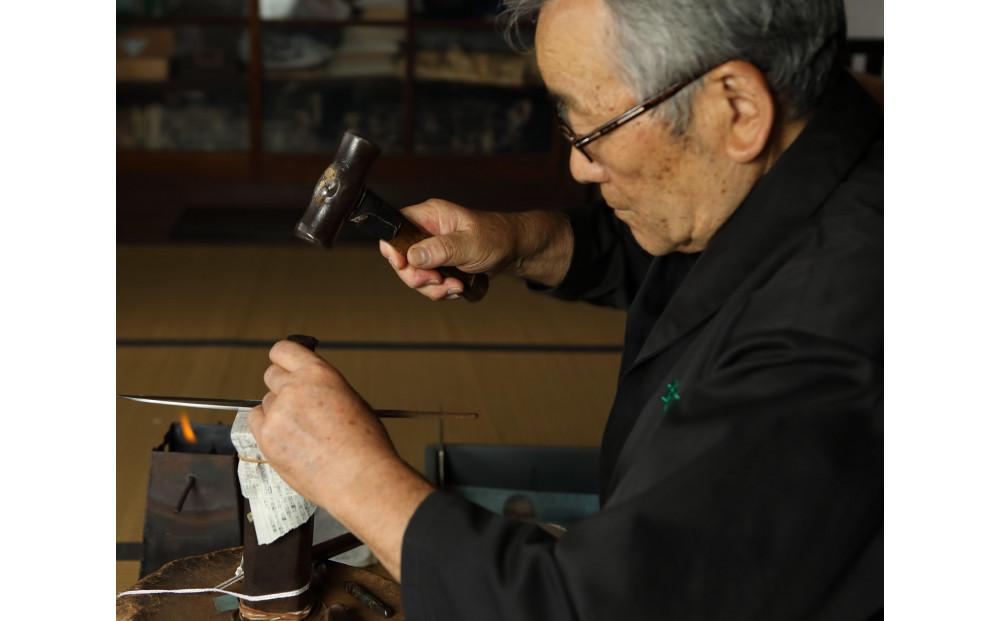 堺刀司鎌型薄刃包丁　180ｍｍ