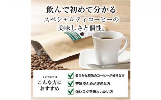 珈琲 スペシャルティーコーヒー豆【豆のまま】タンザニア・キリマンジャロ キゴマ キボー ディープブルー AA 600g