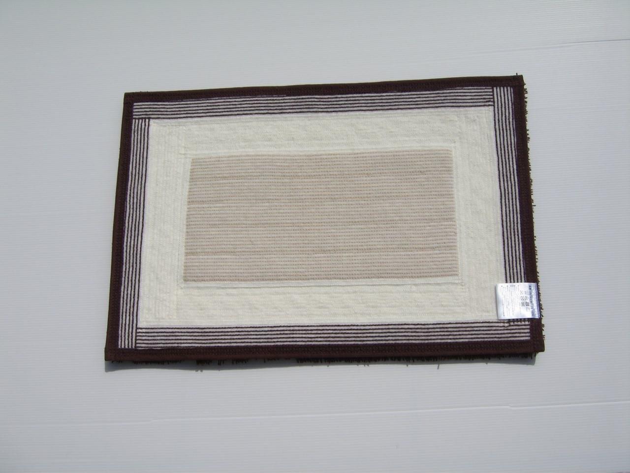 【ベージュ,ホワイト,ブラウン】ボルガバスマット小 約40cm×約60cm