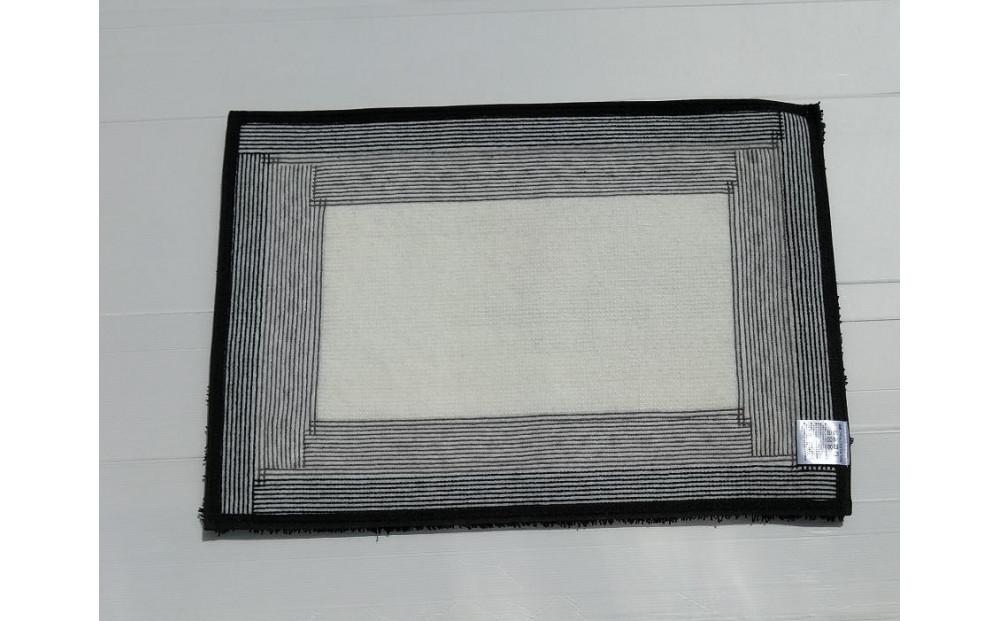 【ホワイト,グレー,ブラック】ボルガバスマット大 約50cm×約70cm