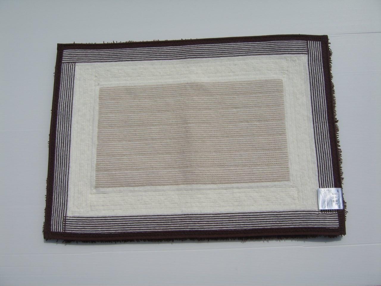 【ベージュ,ホワイト,ブラウン】ボルガバスマット大 約50cm×約70cm