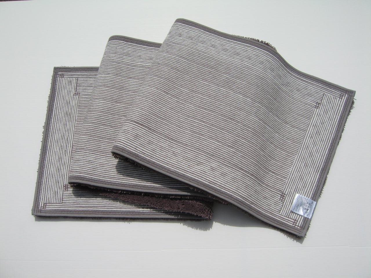 【グレー】ボルガキッチンマット大 約45cm×約240cm