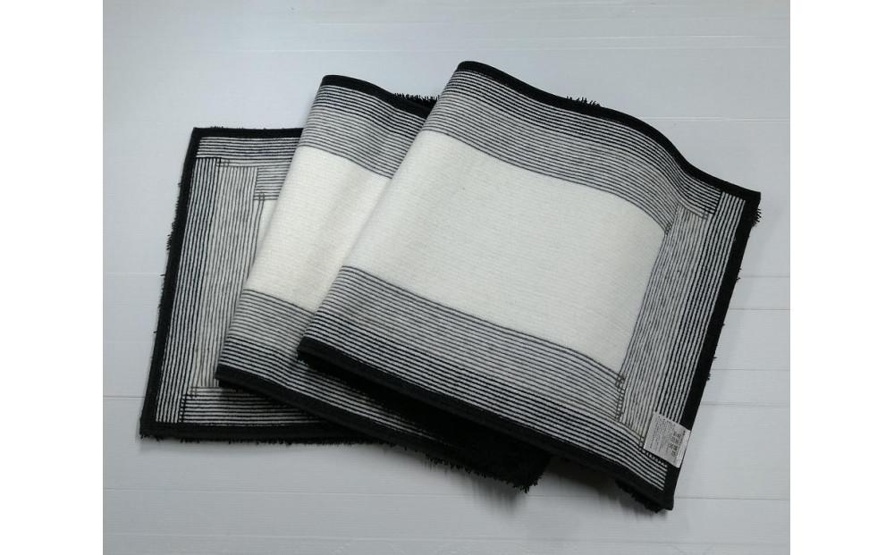 【ホワイト,グレー,ブラック】ボルガキッチンマット大 約45cm×約240cm