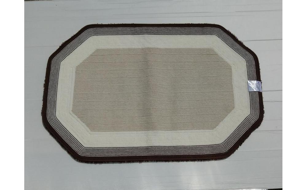 【ベージュ,ホワイト,ブラウン】ボルガ玄関マット約60cm×約90cm