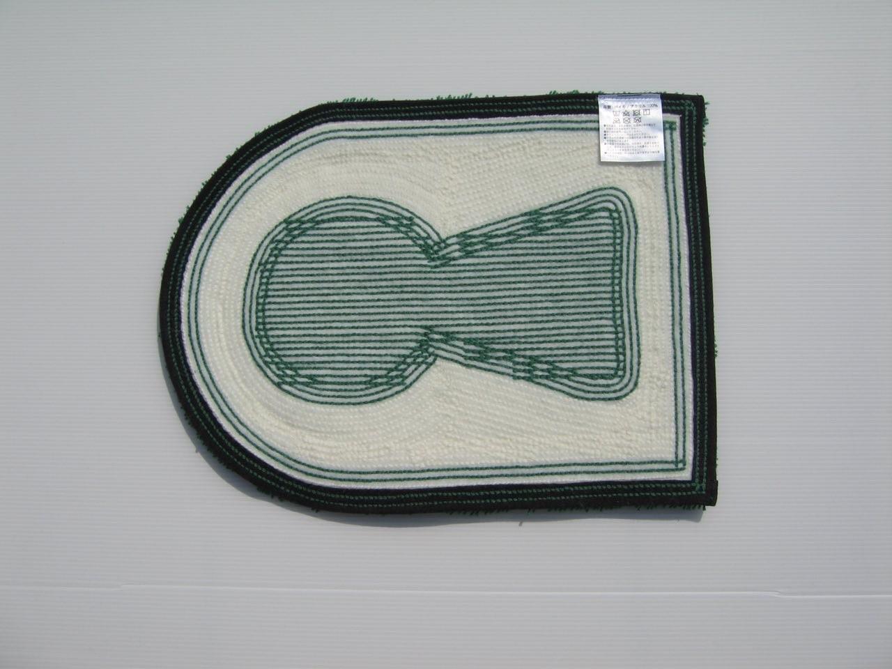 古墳ラグマット小　約32cm×約42cm