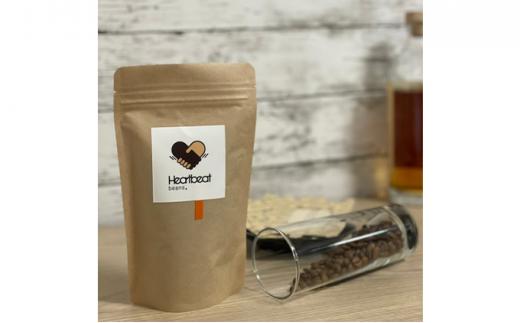 【豆】＜ハートビートビーンズ＞  レギュラーコーヒーセット／メキシコ de カフェ（カフェインレス）＋ かんたんドリップフィルター