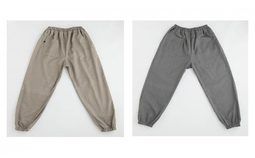 角野晒染　和晒ガーゼもんぺパンツ　無地（カーキ／Mサイズ）