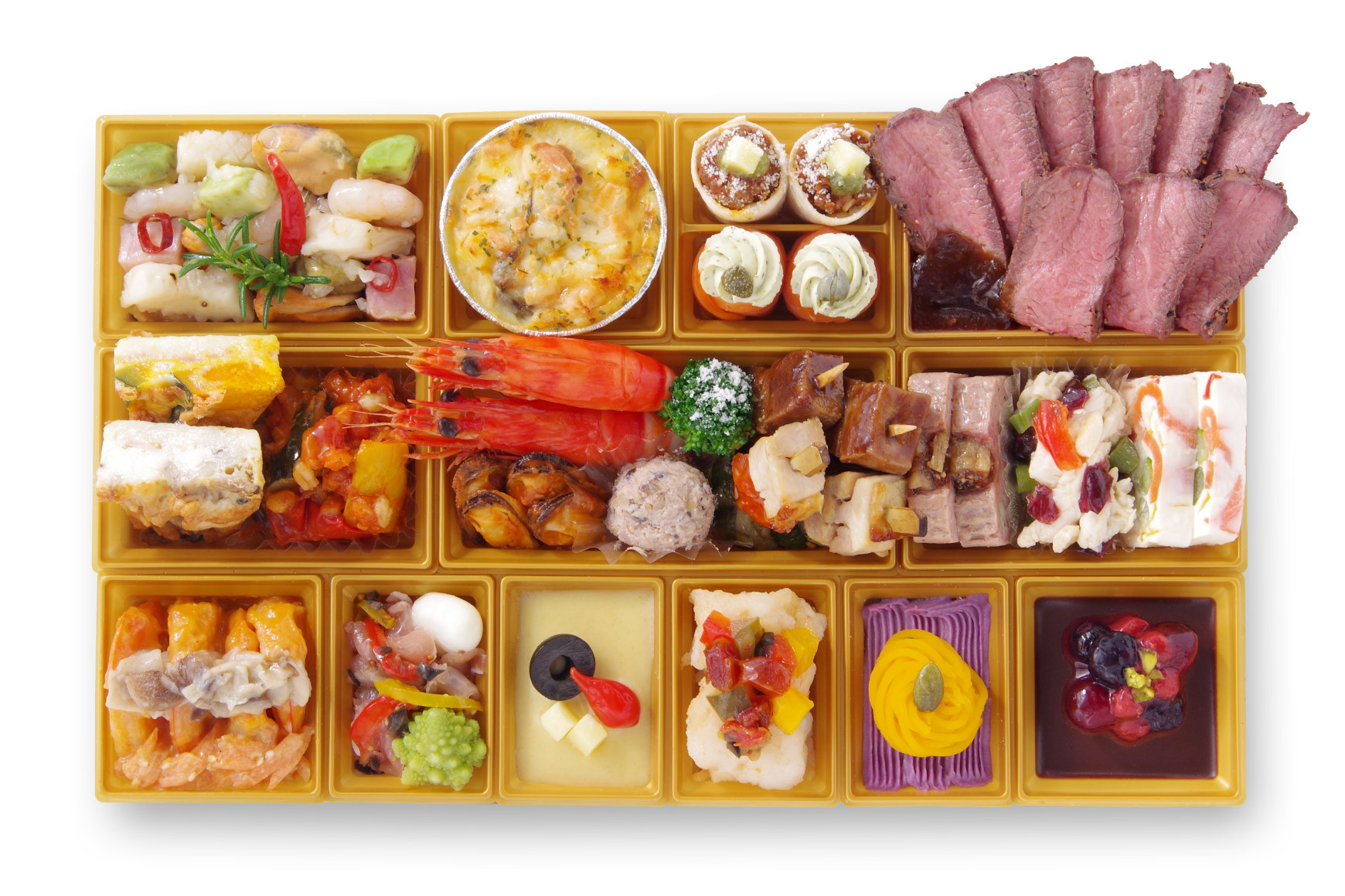 洋風オードブル ワインによく合うビストロおせちトレー版 「プリムヴェール シンプル」2人前