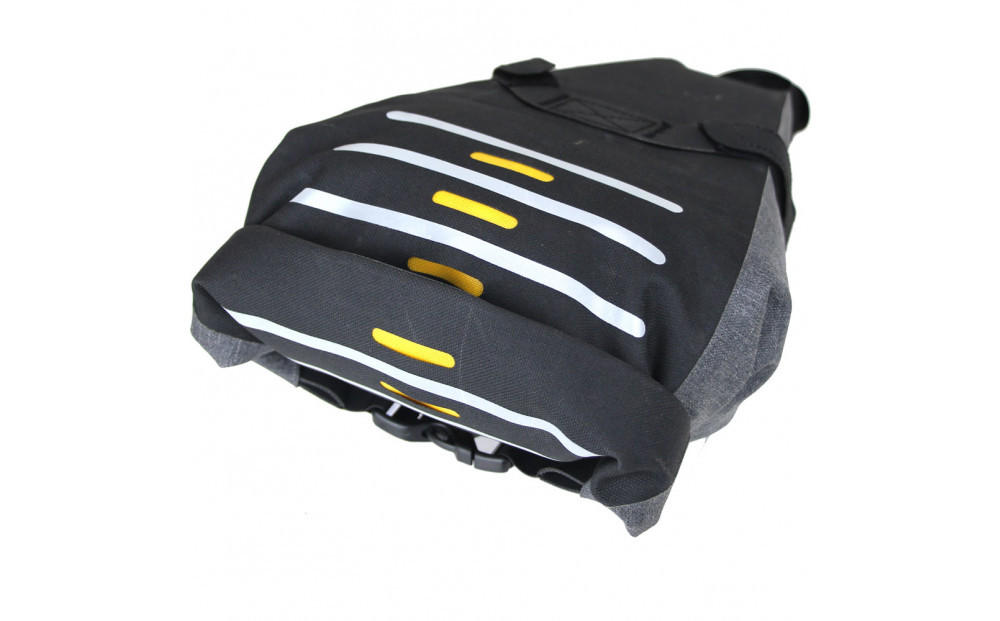 R250 防水サドルバッグ2  スモール ブラック/グレー