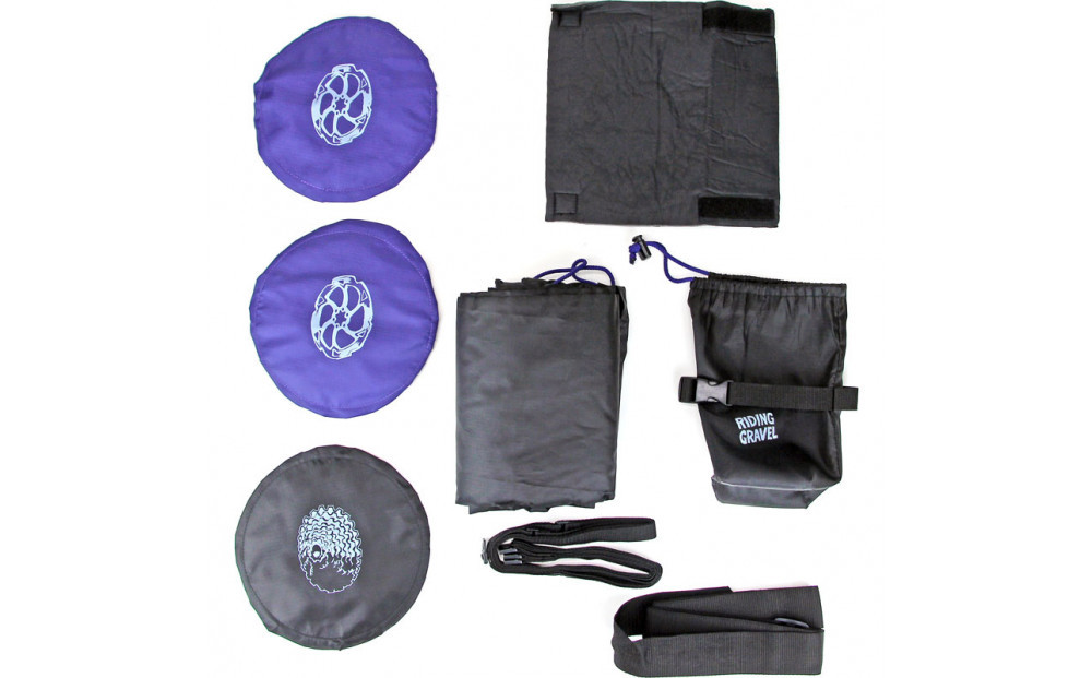 R250 グラベルバイク用 縦型軽量輪行袋  ブラック