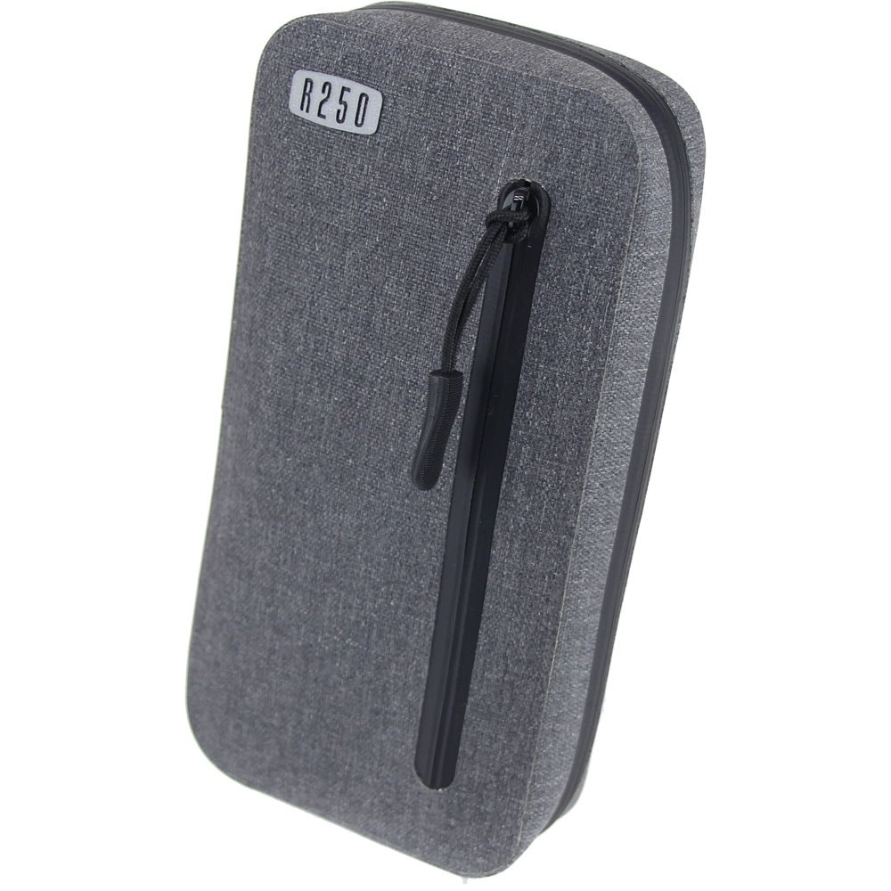 R250 防水スマートライドポーチ  スーパーDX3 フルオープン  W小銭入れ グレー