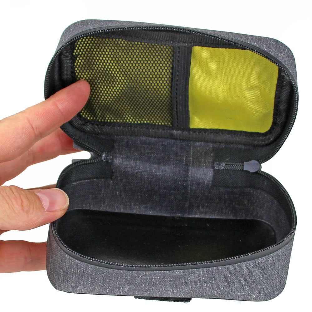 R250 防水サドルバッグミニ  グレー/ブラック