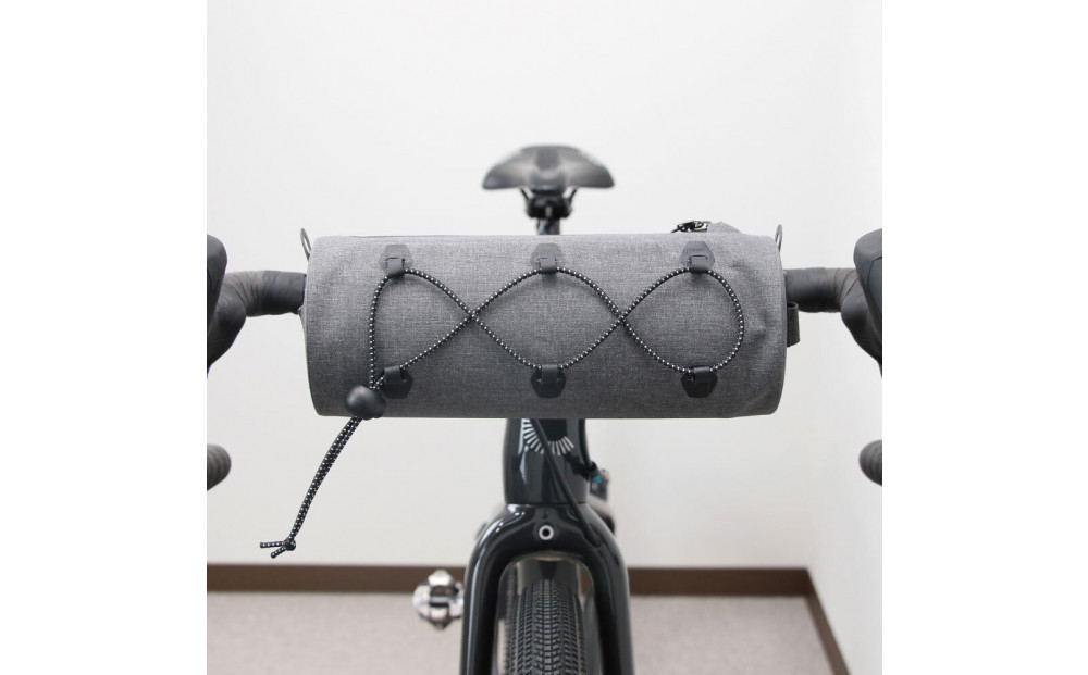 OsmaR250 防水ドラム型フロントバッグ グレー