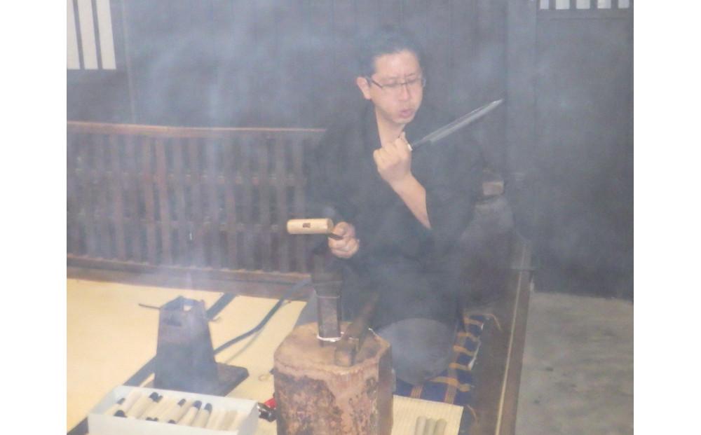 堺刀司鎌型薄刃包丁　180ｍｍ