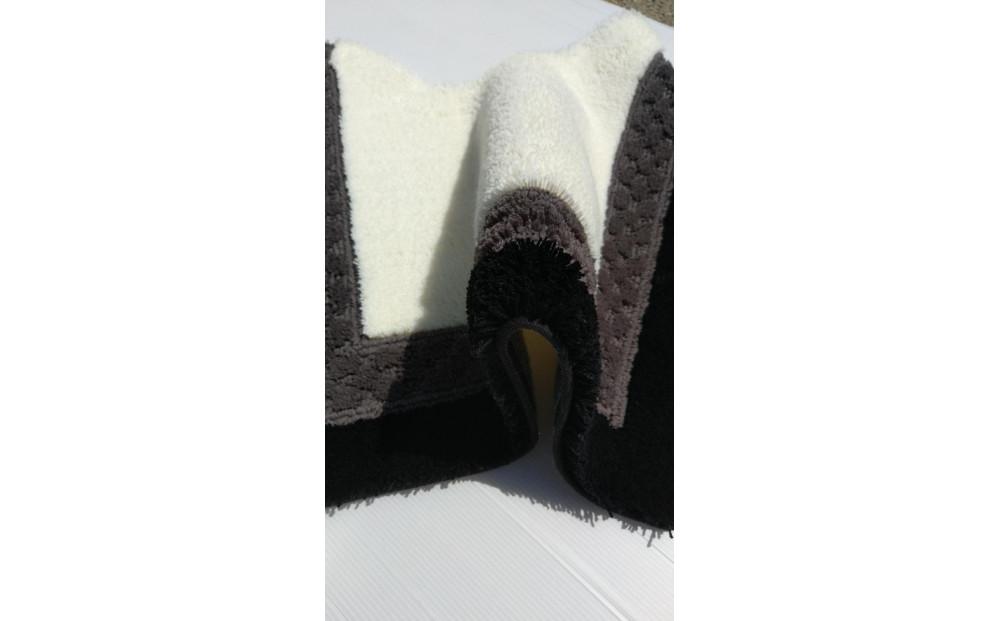 【ホワイト,グレー,ブラック】ボルガトイレマット約60cm×約60cm