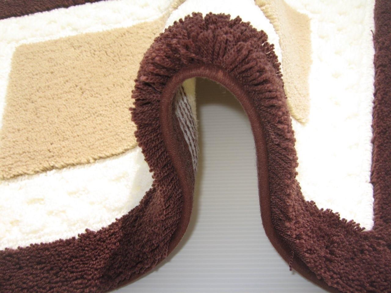 【ベージュ,ホワイト,ブラウン】ボルガバスマット小 約40cm×約60cm