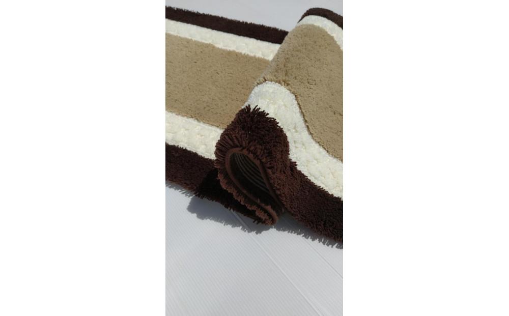 【ベージュ,ホワイト,ブラウン】ボルガ玄関マット約60cm×約90cm